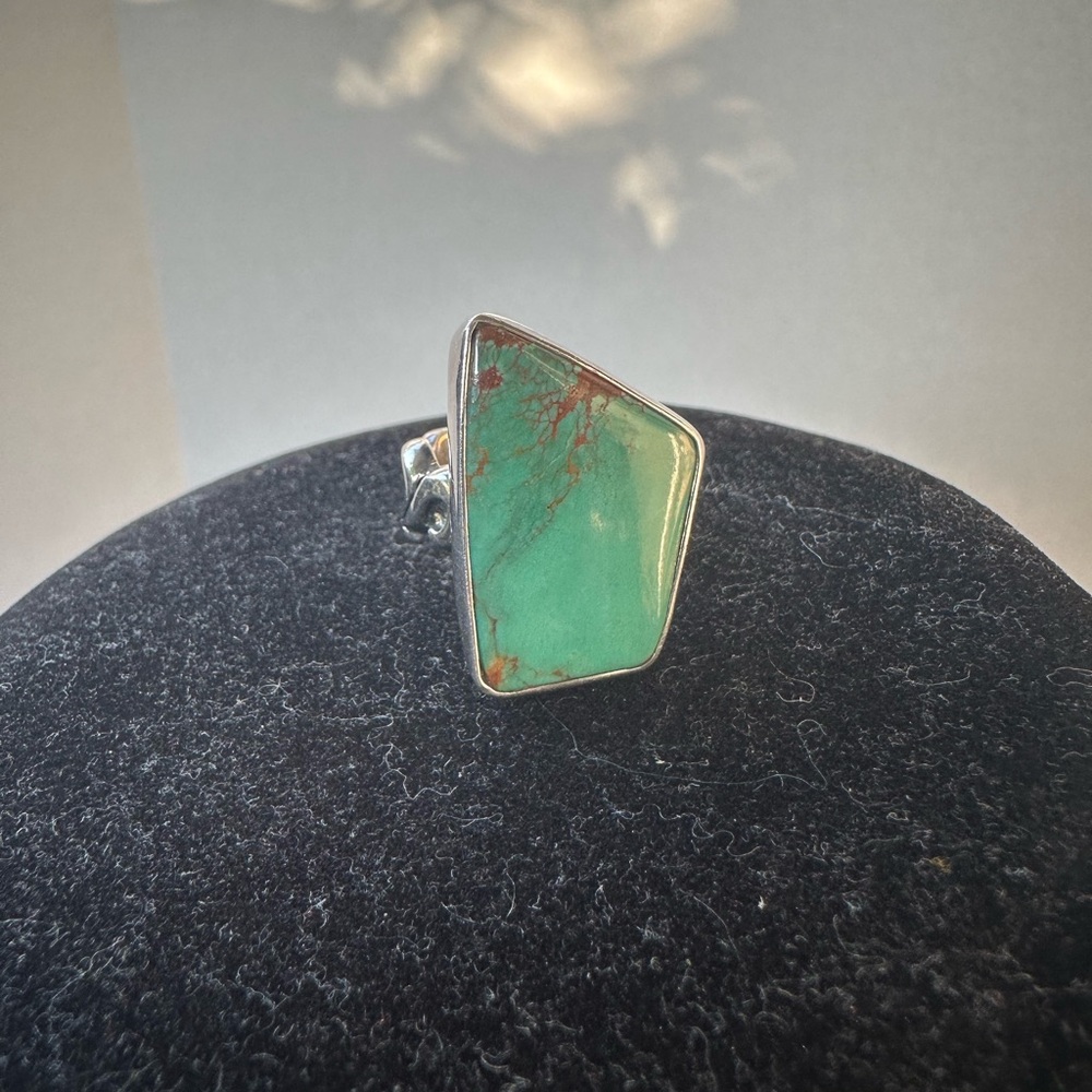 Silver Turquoise Statement Ring